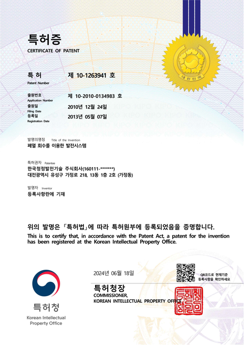 Power Generation System for Waste Heat Recovery